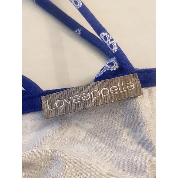 Loveappella Womens Dress Size Small Blue Shift Bohemian Long Sleeve Open Back - Picture 7 of 14